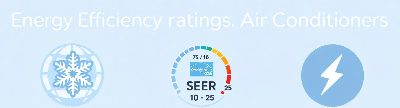 Energy efficiency ratings for air conditioners.