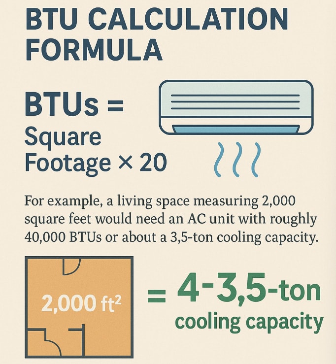 BTU Calculation Formula