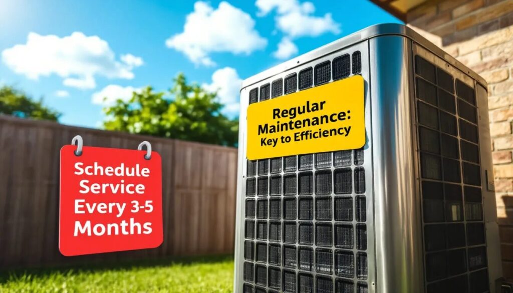 An air conditioner unit in Texas, highlighting the importance of regular service.