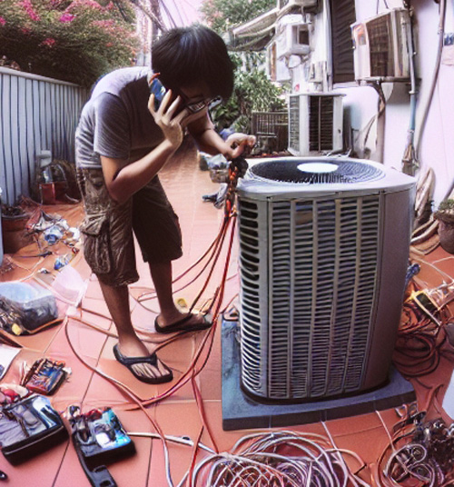 diy ac repair risk