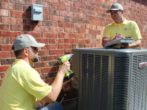 Inspecting AC Unit