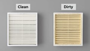 A clean filter allows for better airflow and efficiency